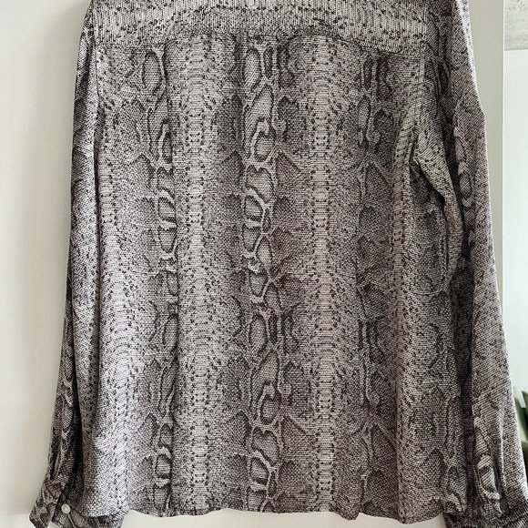 Michael Kors Snake Print Blouse - Picture 7 of 8